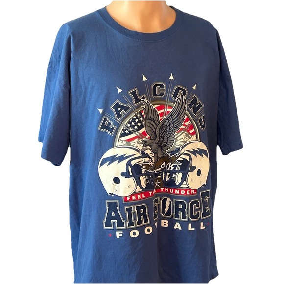 Gear For Sports Other - Air Force Falcons Football Mens XL NCAA Football Tee T-Shirt "Feel The Thunder"